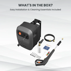 Lavadora Giraffe MaxClean 1800W com Mangueira Retrátil Pressão Máxima 2500 PSI + 4 Bicos