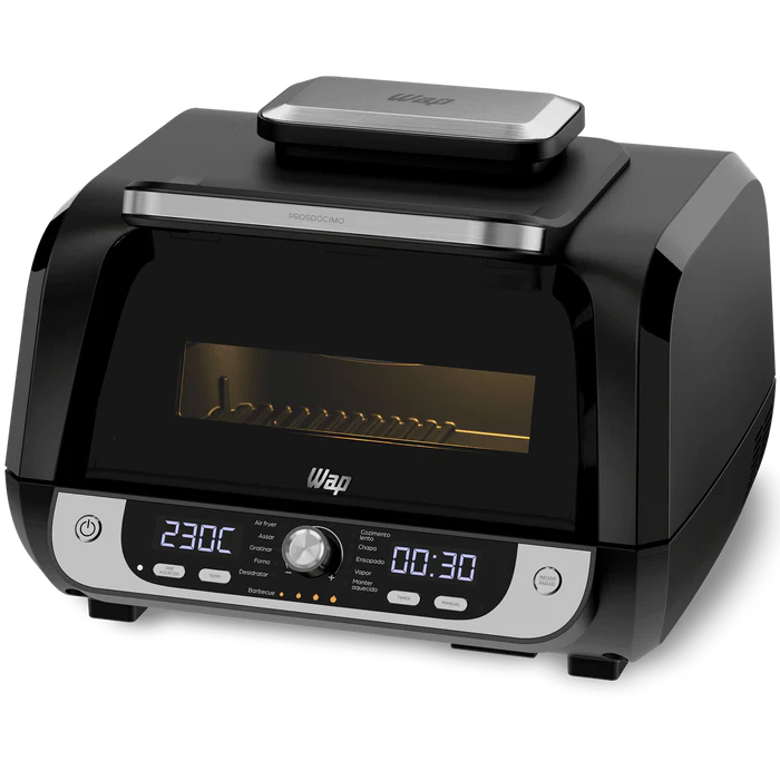 Fritadeira Elétrica WAP Air Fryer Barbecue Digital