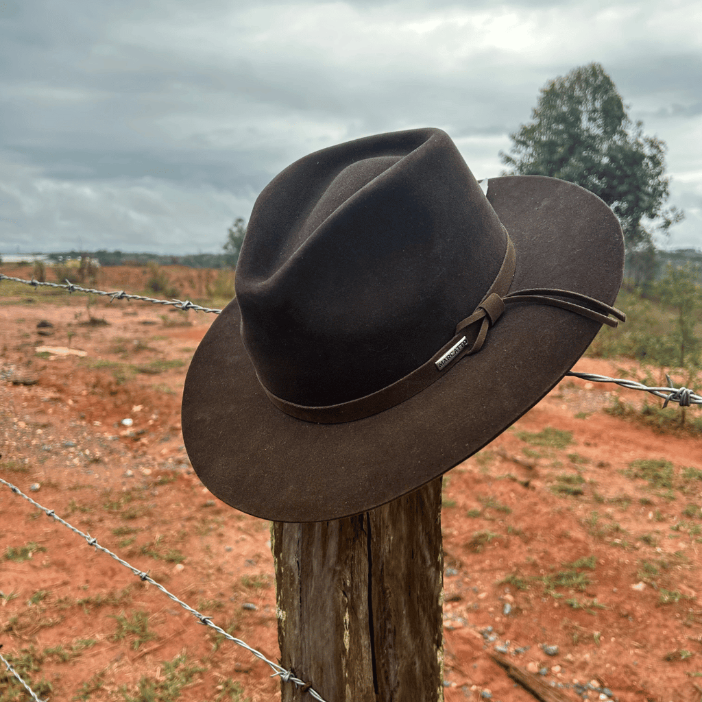 Chapéu Outback Aveludado Marcatto 13605 Cafe