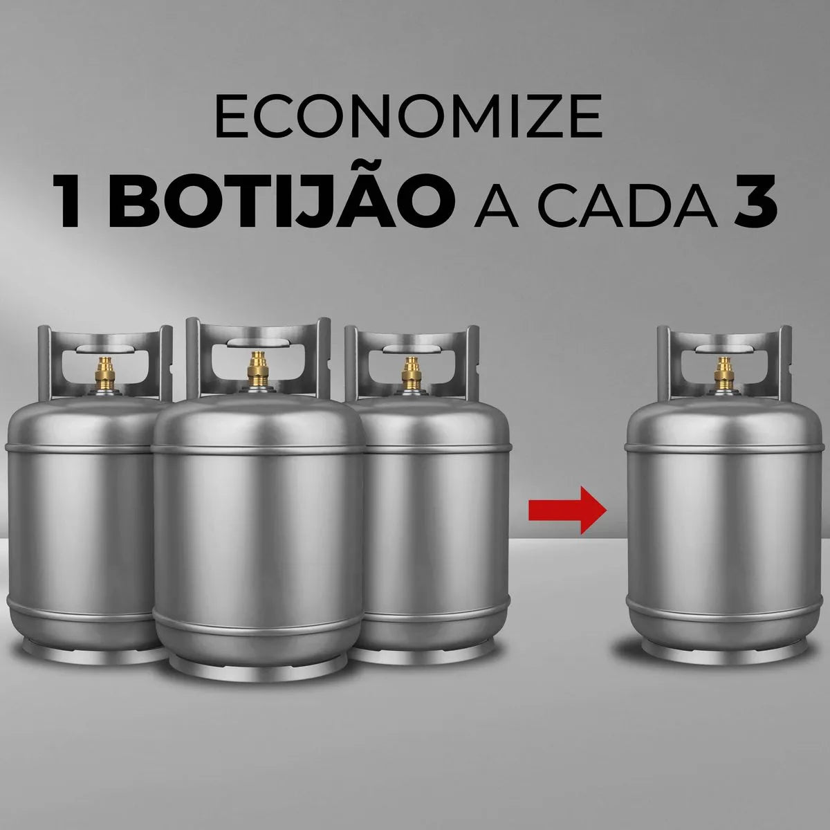 Economizador de gás Ecoflame Sempre Bella -  Economize até 45% ao Ano (COMPRE 1 LEVE 2)