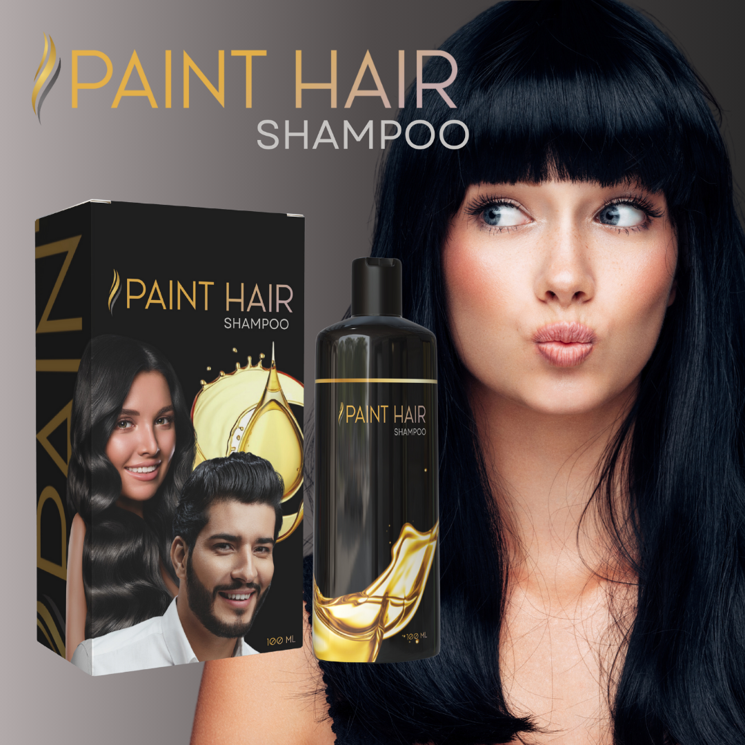 (COMPRE 1 LEVE 2) Shampoo Paint Hair - 3 em 1 [Tinge, Hidrata e Promove o Crescimento]