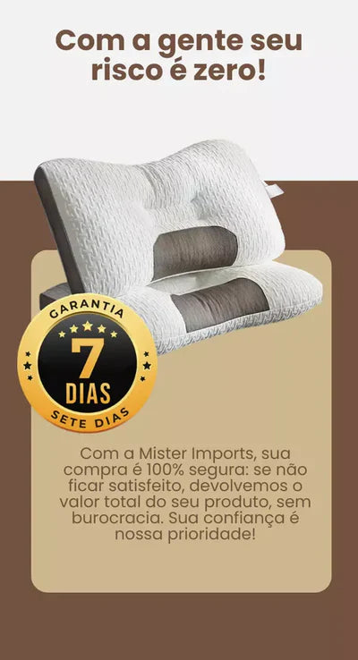 4 Travesseiros Ortopédicos Alívio Cervical - Orto Sono Super