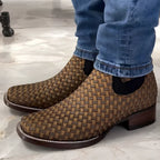 Kit Bota Snake em Couro Robusto e Resistente + BRINDES: Chapéu, Cinto e Faca