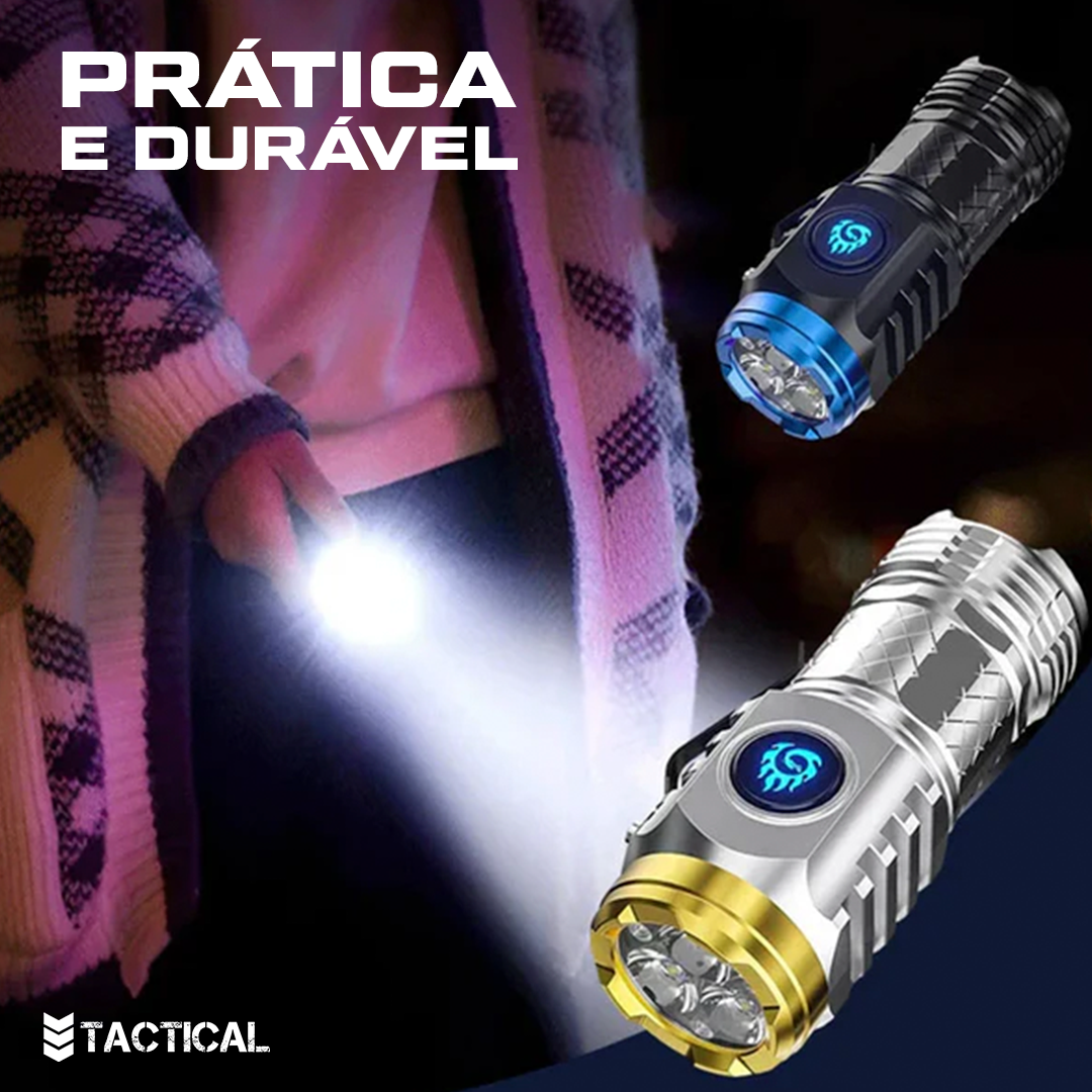 COMPRE 1 LEVE 2 - Lanterna Tática Portátil Indestrutível Power Flash® [ÚLTIMO DIA NA PROMOÇÃO E FRETE GRÁTIS]