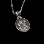 Colar Cristão Pastor Jesus Cristo com Cordeiro