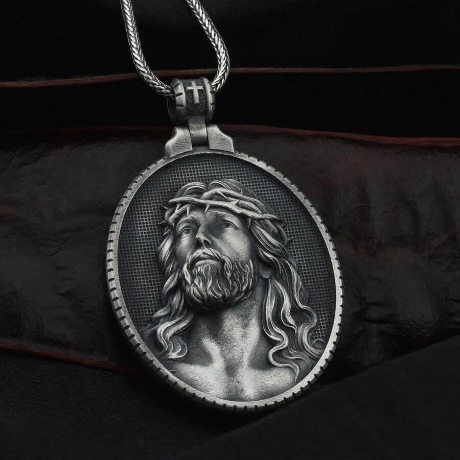 Colar Jesus Cristo Coroa de Espinhos Cristão