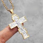 Colar Crucifixo Jesus na Cruz