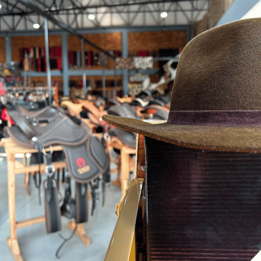 Chapéu Cavalgada Bridão Feltro Marcatto Tabaco 14148