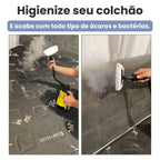 Limpador à Vapor com 9 acessórios + Brinde Esponja Mágica