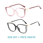 Óculos Multifocal Crystal Fashion - Se Adapta Ao Seu Grau (Compre 1 Leve 2 + Brinde Capinha Protetora)