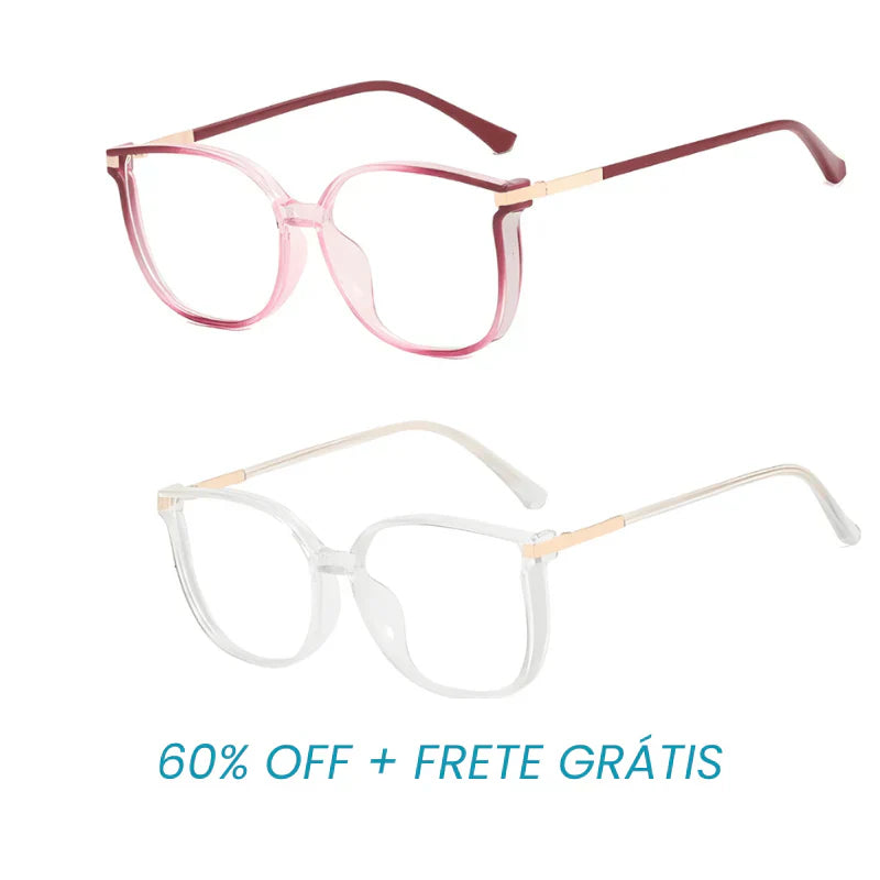 Óculos Multifocal Diamond Life [Se Adapta Ao Seu Grau] Pague 1 Leve 2 + Brinde Capinha Protetora