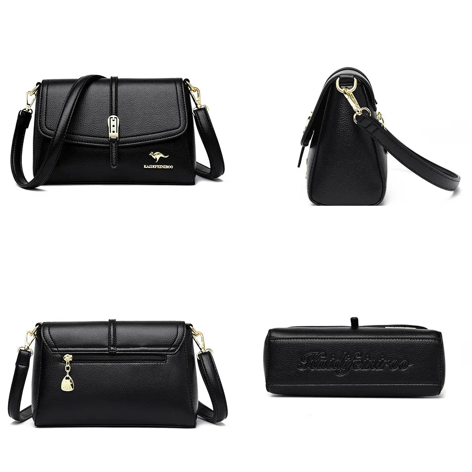 Bolsa Feminina Couro Genuíno - Glamour