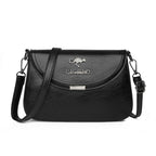 Bolsa Feminina Transversal de Couro Legítimo - Elegancy