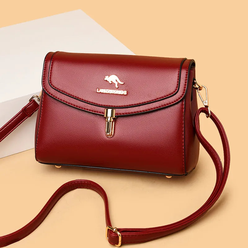 Bolsa Feminina Canguru Crossbody em Couro Legítimo - Clean