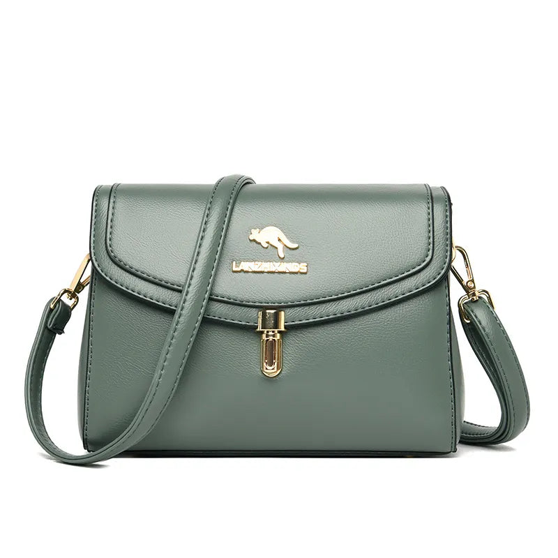 Bolsa Feminina Canguru Crossbody em Couro Legítimo - Clean