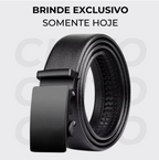 Kit 4 Calças Social Clássica Alfaiataria Gentleman + Brinde Cinto Social Couro