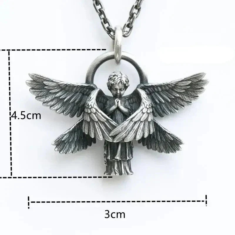 Colar com Pingente de Anjo Serafim