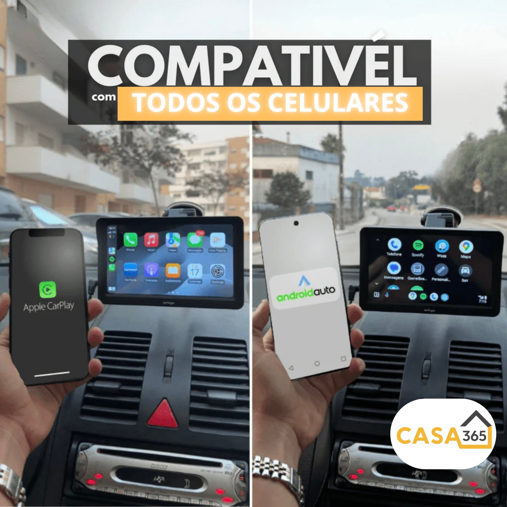 (PAGUE 1 LEVE 2) Connect Play Pro + Brinde – Seu Carro Mais Moderno