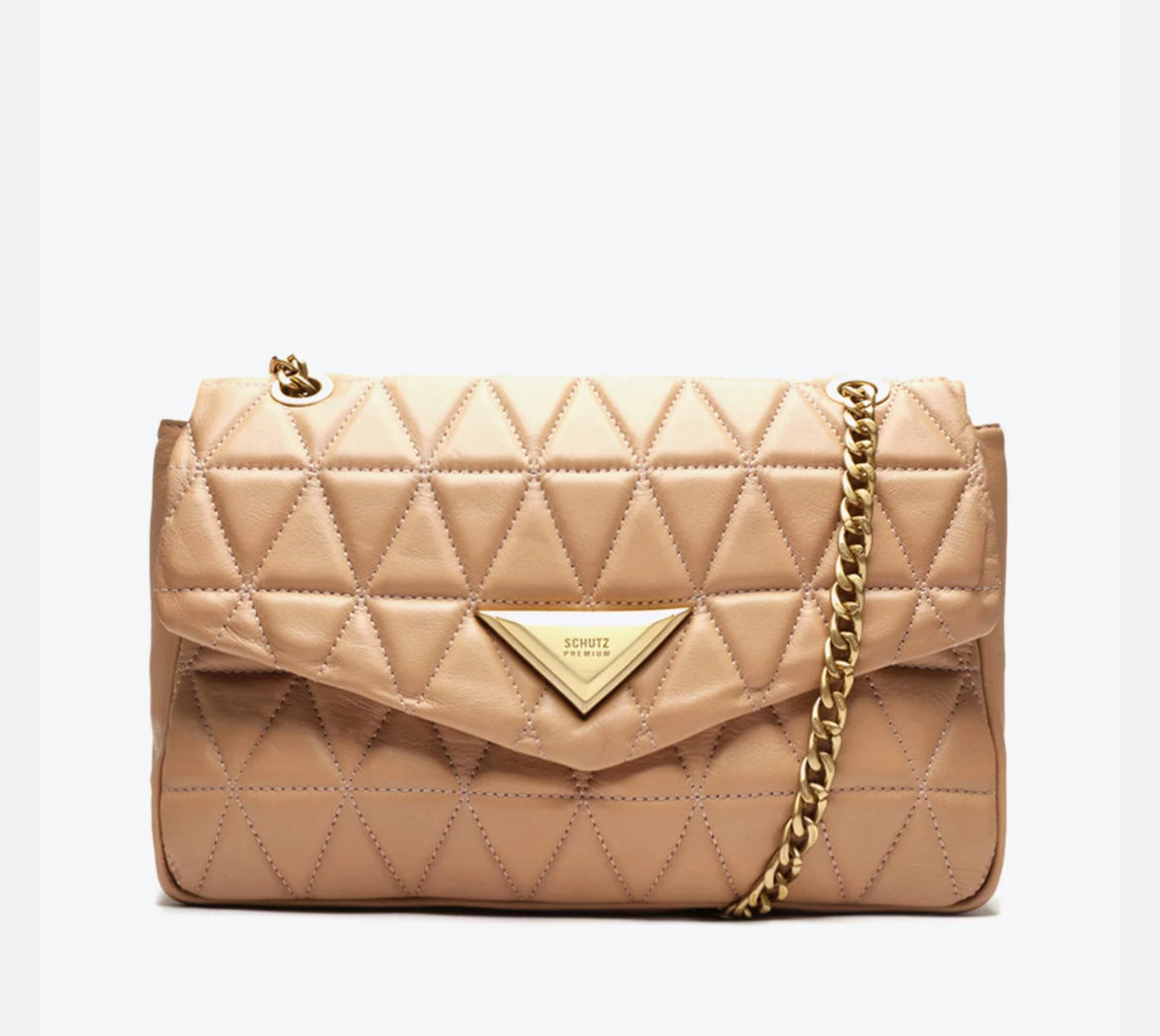 BOLSA TIRACOLO COURO LEGÍTMO 944 MATELASSÊ