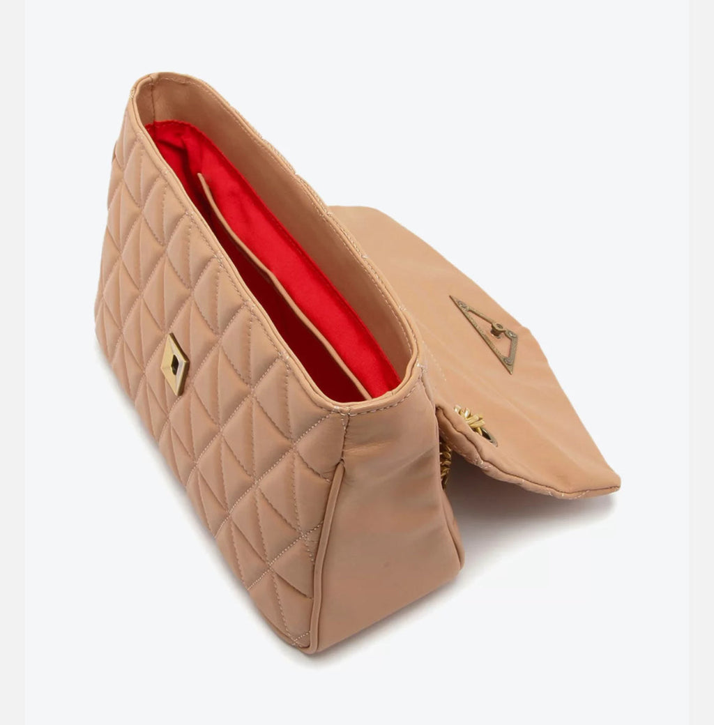 BOLSA TIRACOLO COURO LEGÍTMO 944 MATELASSÊ