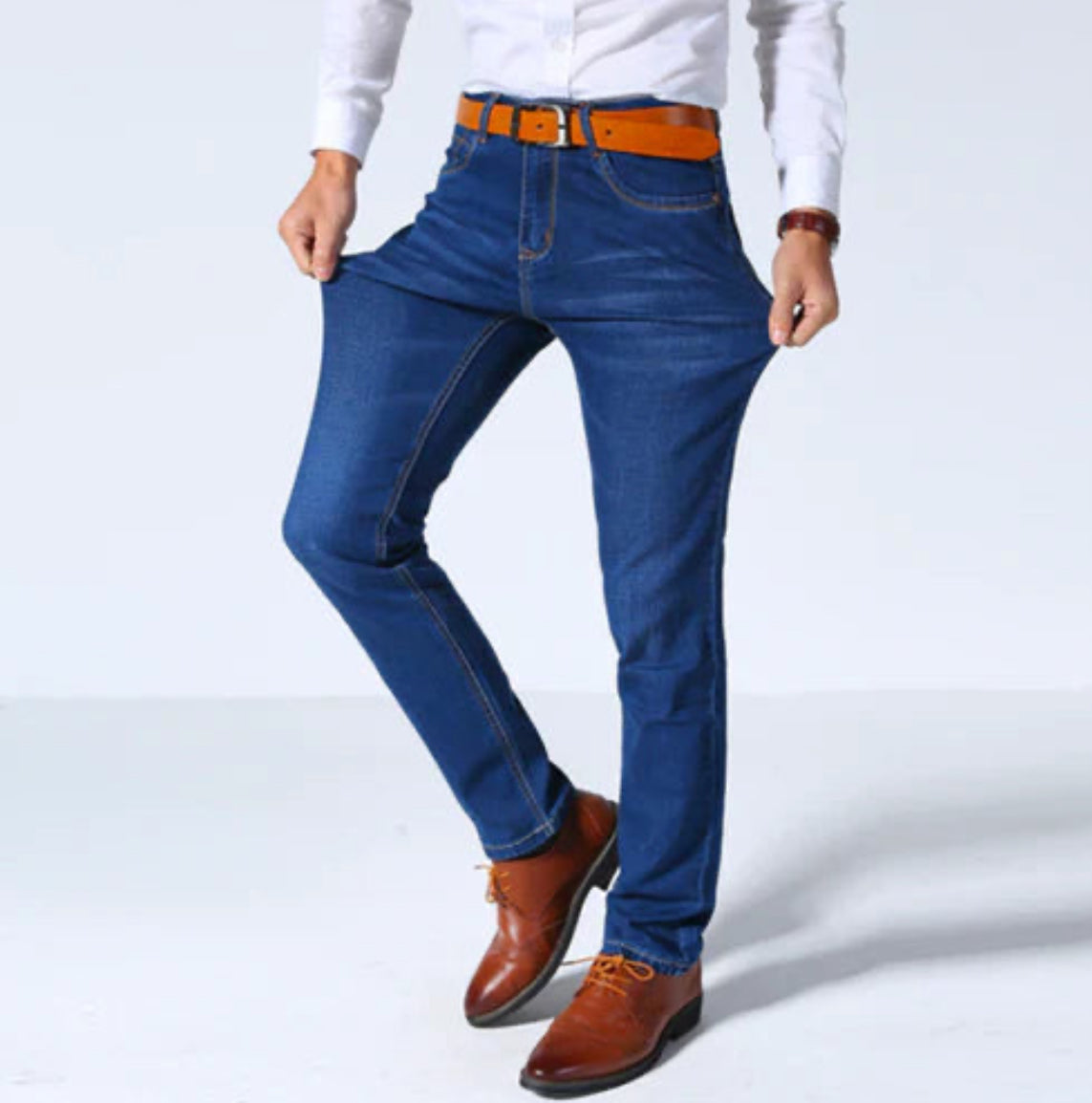 Kit 3 Calças Jeans® Flex Comfort + Brinde Cinto Masculino