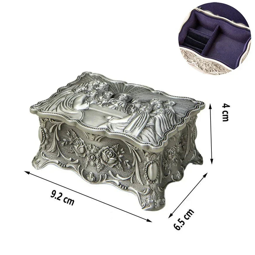 Porta-jóias a Última Ceia Jóias Religiosas Anel Colar Caixa Presente