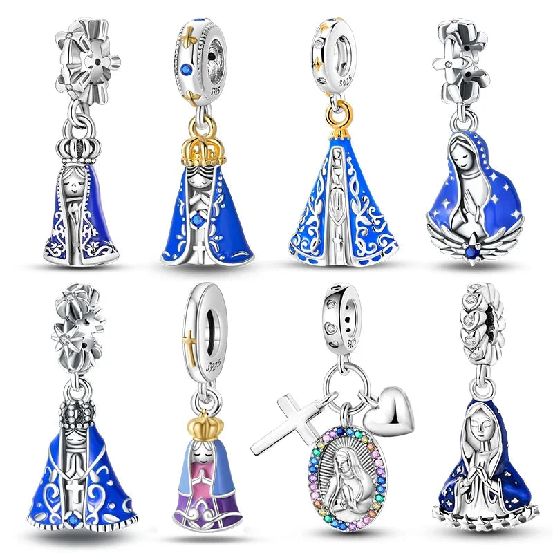 Berloque em Prata 925 - Nossa Senhora Aparecida