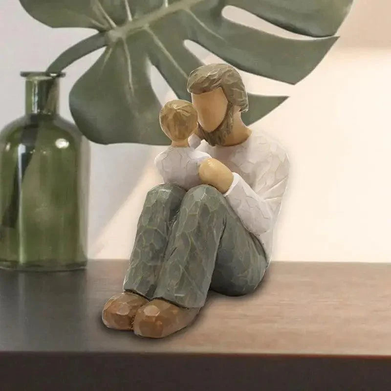 Escultura Pai e Filho