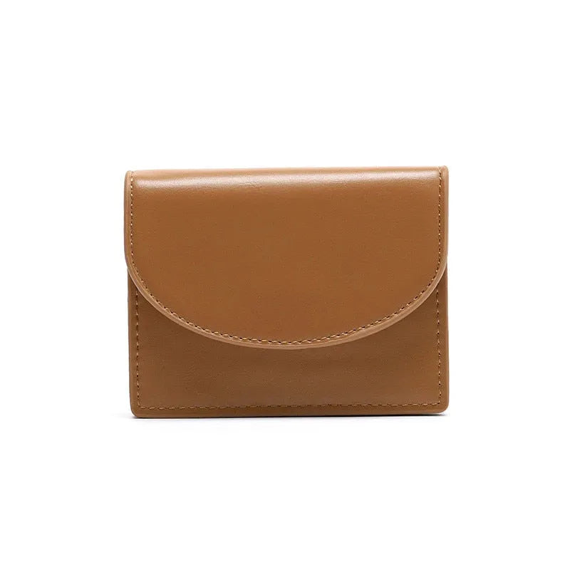 Carteira Feminina Compacta em Couro Modern Slim