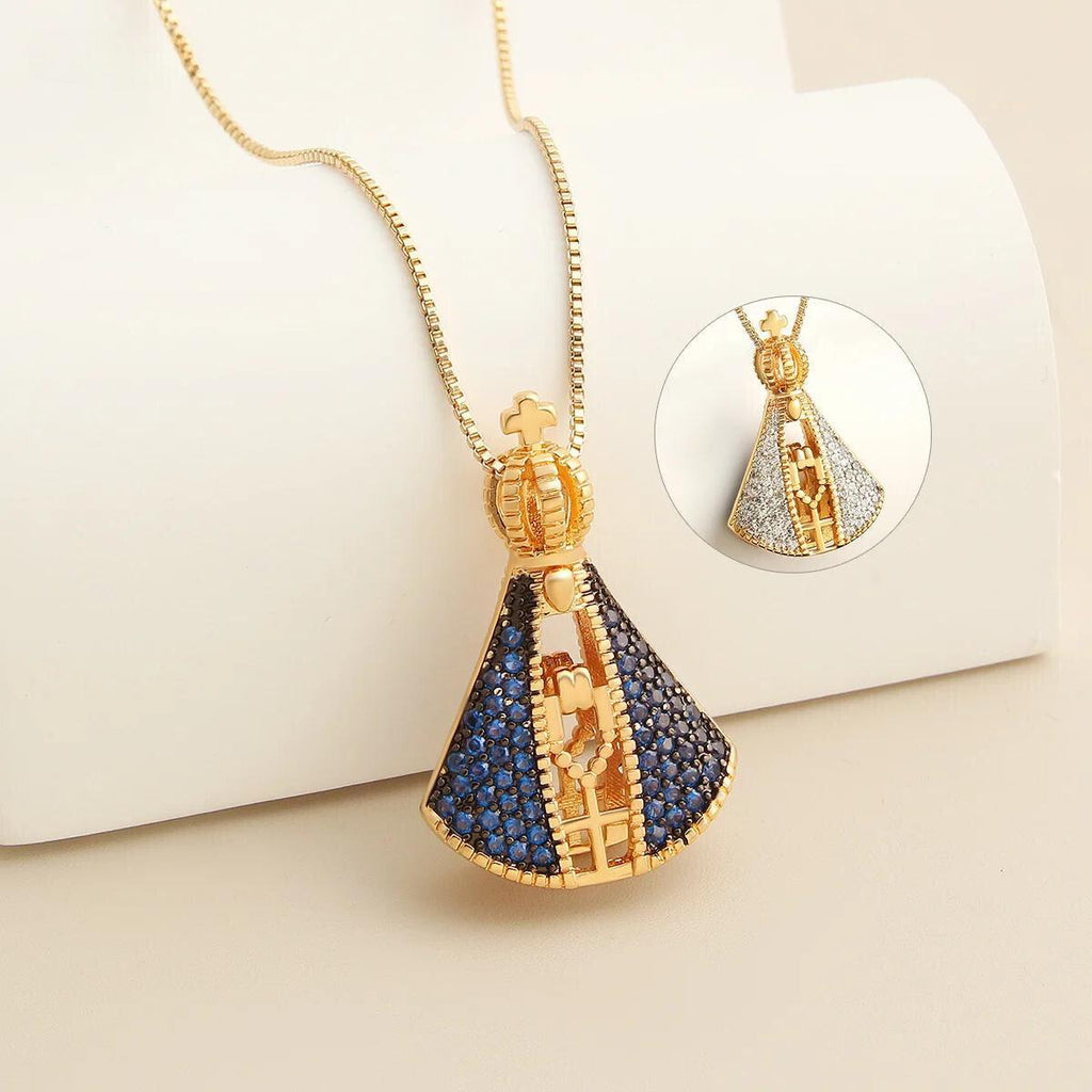 Colar Nossa Senhora Aparecida - Dupla Face