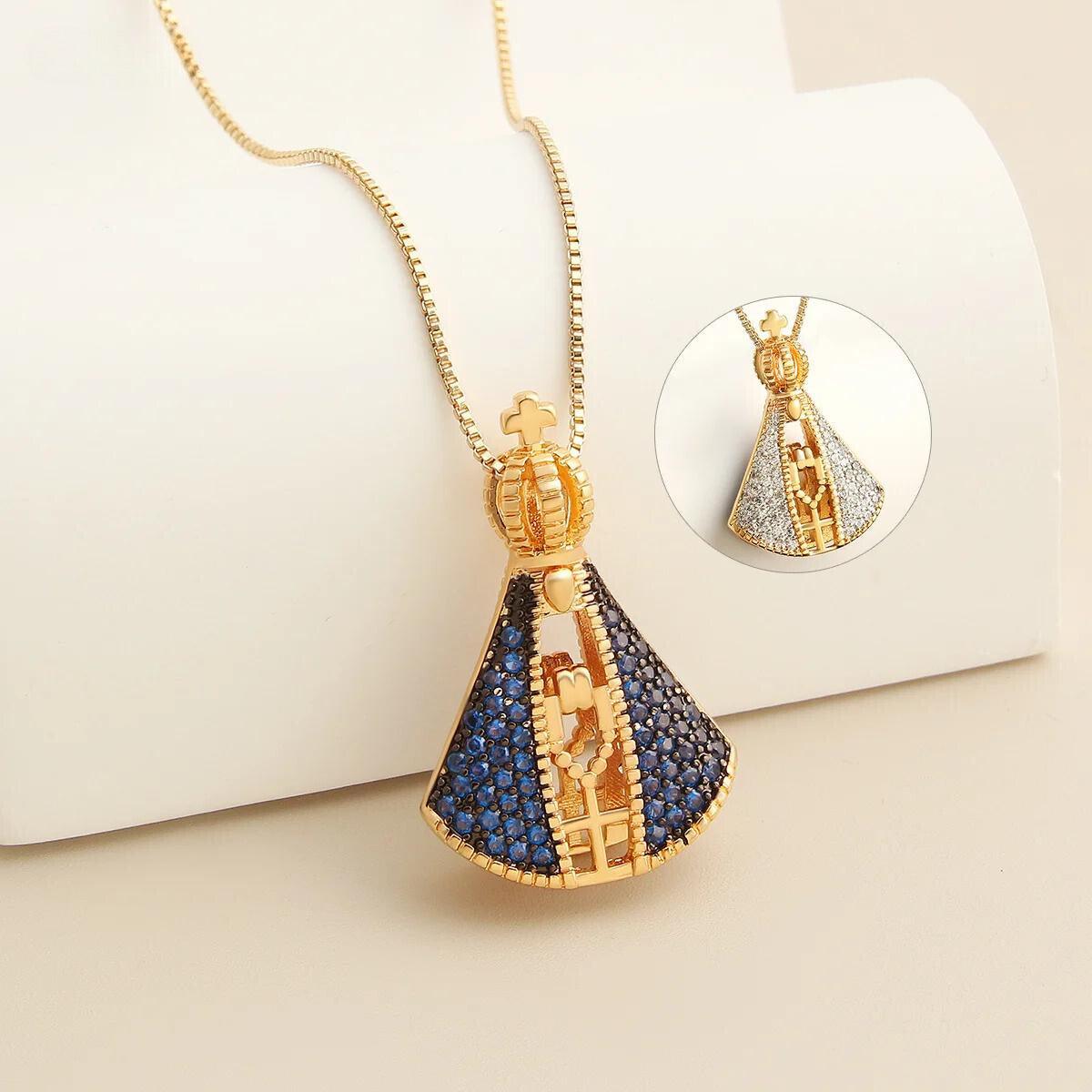 Colar Nossa Senhora Aparecida - Dupla Face