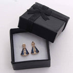 Brinco Nossa Senhora Aparecida com Pedras Zircão