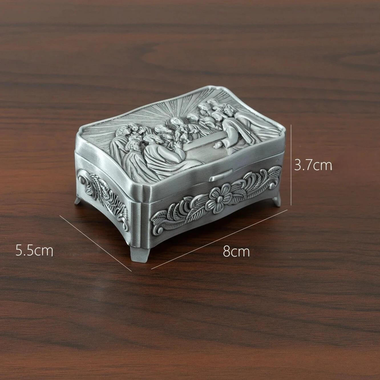 Porta-jóias Última Ceia de Metal - Presente Criativo