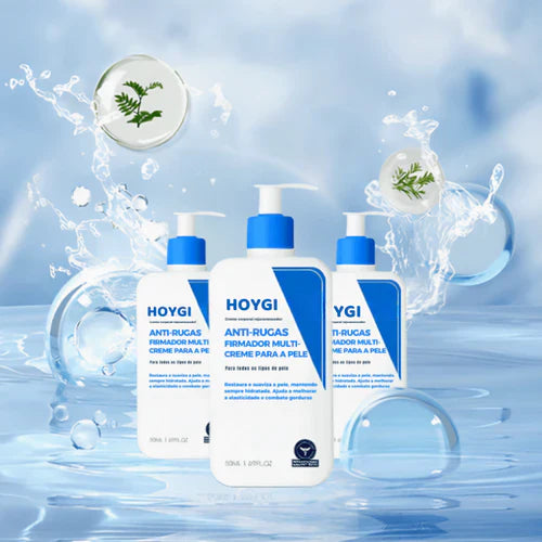 (Kit com 3 Unidades) Creme de Pele Anti-Rugas e Flacidez Fubsta Hoygi- Resultados em 10 Dias de Uso