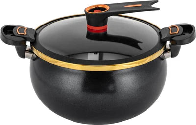 Panela de Micropressão Antiaderente e Antiexplosiva – [Leve 2 Pague 1] + Brinde