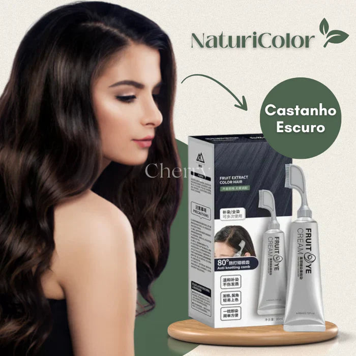 NaturiColor: Tinta de Cabelo Sem Amônia ( COMPRE 1 LEVE 3)